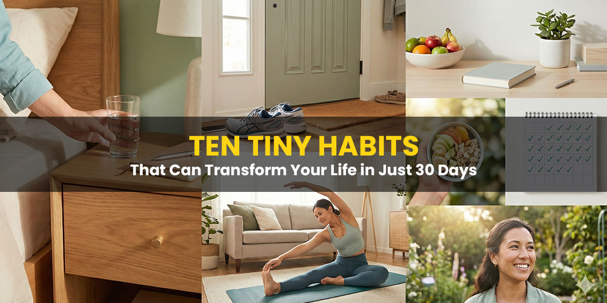 Ten Tiny Habits That Can Transform Your Life in Just 30 Days