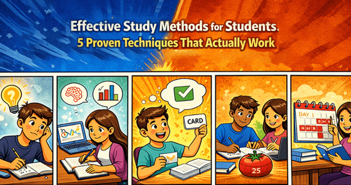 Effective Study Methods for Students: Five Proven Techniques That Actually Work