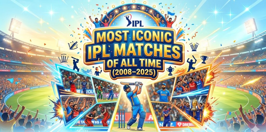 Most Iconic IPL Matches of All Time (2008–2025)