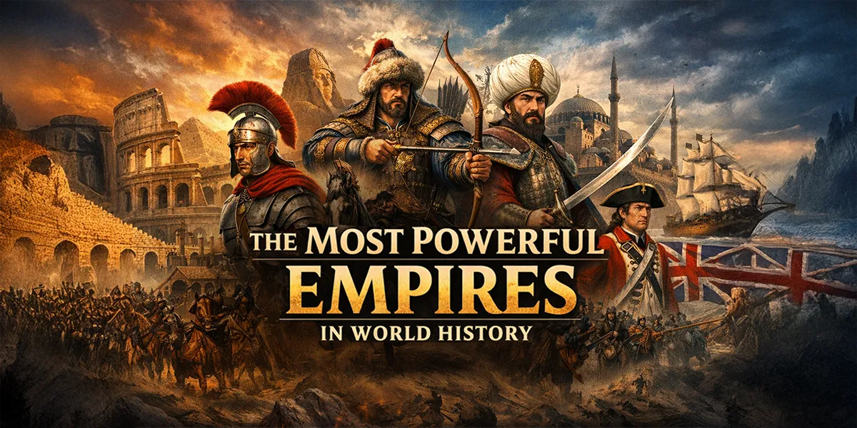 Five Most Powerful Empires in World History That Shaped Civilization