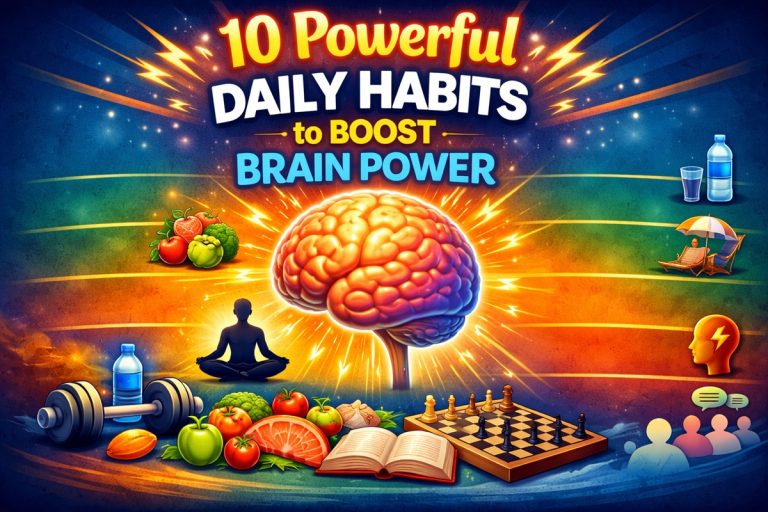 Ten Powerful Daily Habits to Boost Brain Power