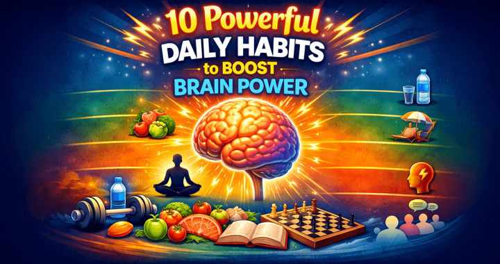 Ten Powerful Daily Habits to Boost Brain Power