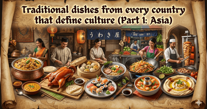 Traditional dishes from every country that define culture (Part 1: Asia)