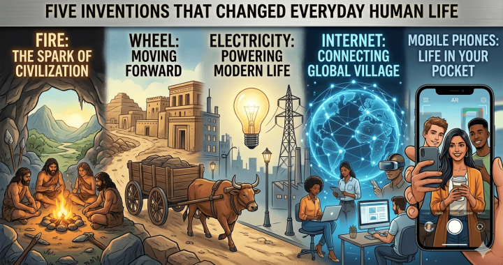 Five Inventions That Changed Everyday Human Life