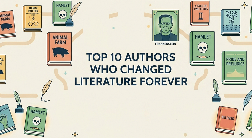 Top-10-authors-who-changed-literature-forever
