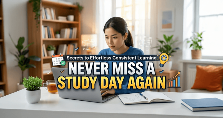 Never Miss a Study Day Again: Secrets to Effortless Consistent Learning