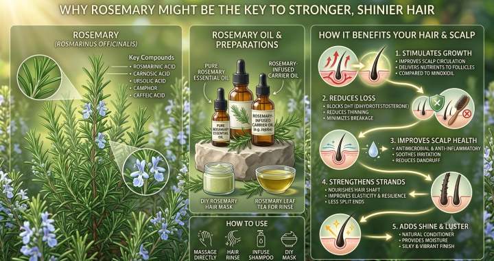 Why Rosemary Might Be the Key to Stronger, Shinier Hair